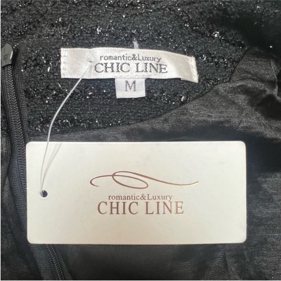 NWT Romantic & Luxury Chic Line Tinsel Holiday Dress - Picture 7 of 7